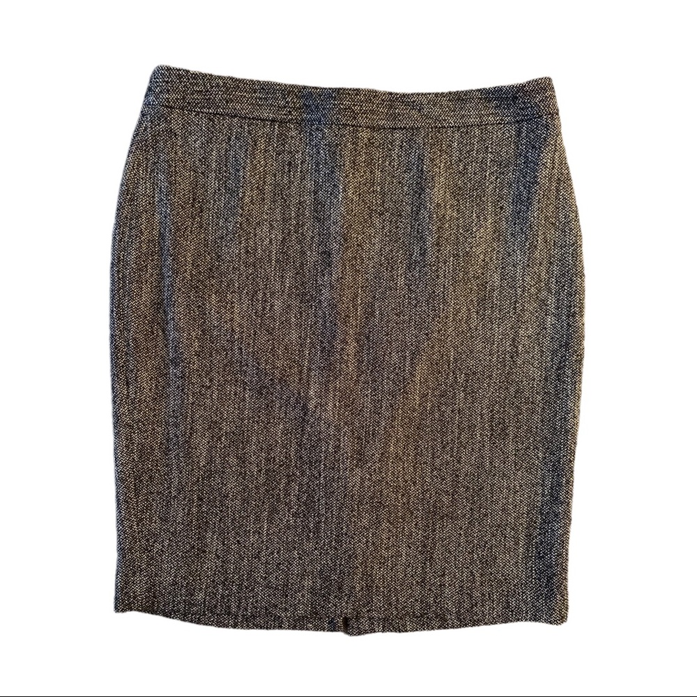 Grey and black knit pencil skirt Ann Taylor size 12P